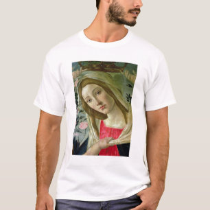 T-shirt Madonna et l'enfant ont couronné par les anges,
