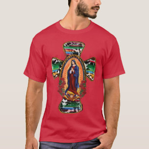 T-shirt Madre Notre Dame Virgen de Guadalupe Abuela Latina