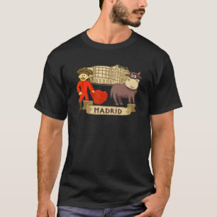 T-shirt Madrid City Espagne souvenir pour les femmes