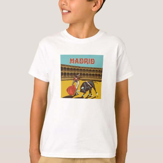 T-shirt Madrid, Espagne (Devant)