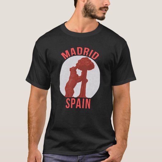 T-shirt Madrid Espagne (Devant)