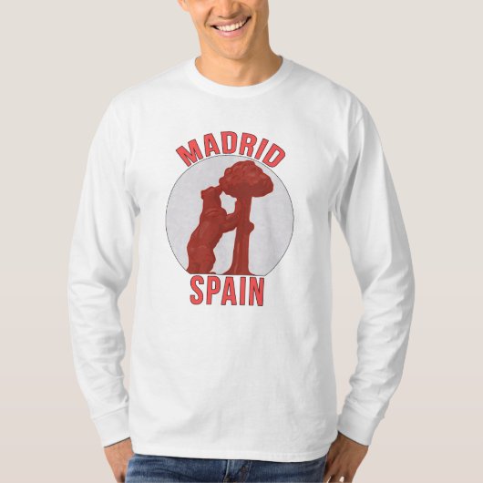 T-shirt Madrid Espagne (Devant)