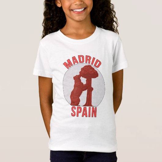 T-Shirt Madrid Espagne (Devant)