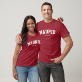 T-shirt Madrid Espagne capitale logo design (Unisexe)
