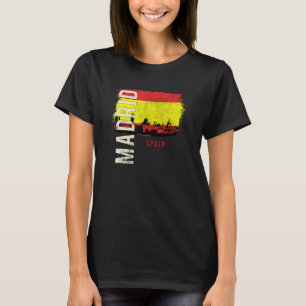 T-shirt Madrid Espagne Europe