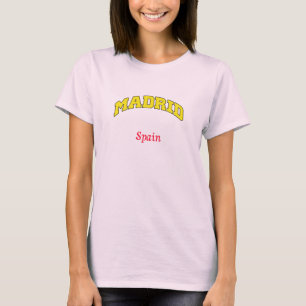 T-shirt Madrid Espagne Top
