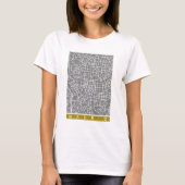 T-shirt Madrid map (Devant)