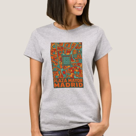 T-shirt Madrid Plaza Mayor (Devant)