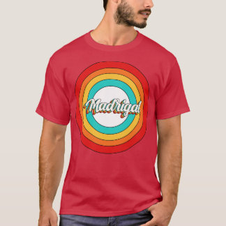 T-shirt Madrigal Nom Chemise Vintage Cercle Madrigal