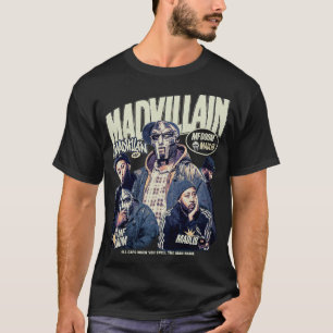 T-shirt Madvillain Inspiré MF DOOM x Madlib tee vintage