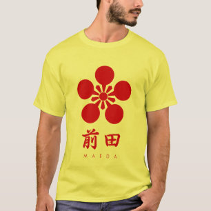 T-shirt Maeda Clan kamon avec nom de clan