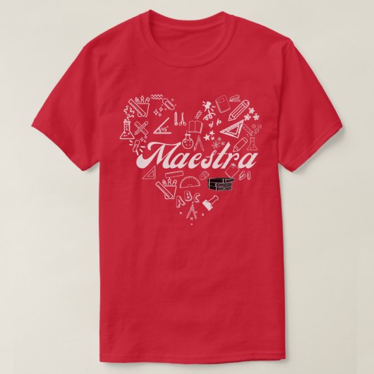 T-shirt maestra 4 (Design devant)