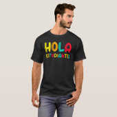 T-shirt Maestra Spanish Teacher Back to School Hola Estudi (Devant entier)