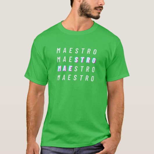 T-shirt Maestro Stromae Arcade Distorsion ami (Devant)