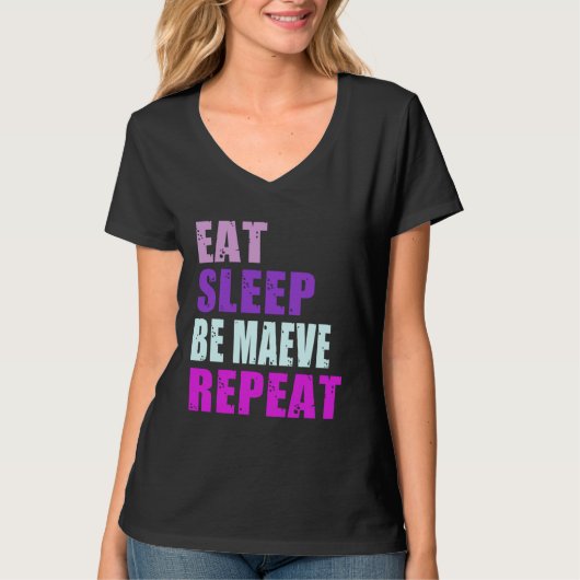 T-shirt Maeve Eat Sleep Be Repeat Maeve (Devant)