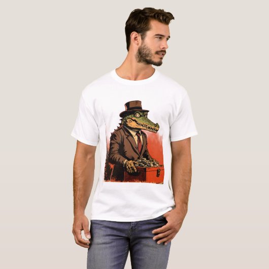 T-SHIRT MAFIA CROCODILE BOSS TEE (Devant entier)