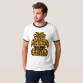 T-SHIRT MAFIA DE L'OR NOIR (Devant entier)