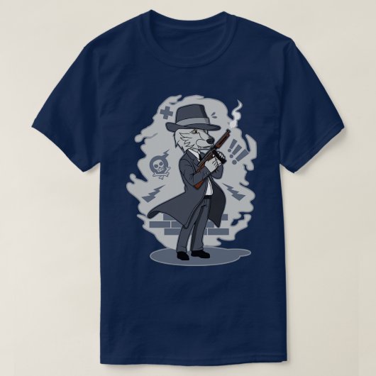 T-shirt mafia du loup (Design devant)