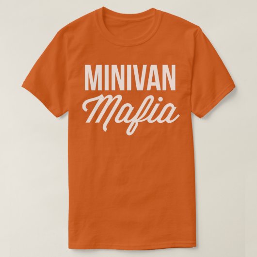 T-shirt mafia minivan (Design devant)