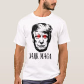 T-shirt MAGA foncé (Devant)
