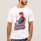 T-shirt MAGA Fork & Pitchfork - Donald Trump Tee (Devant)