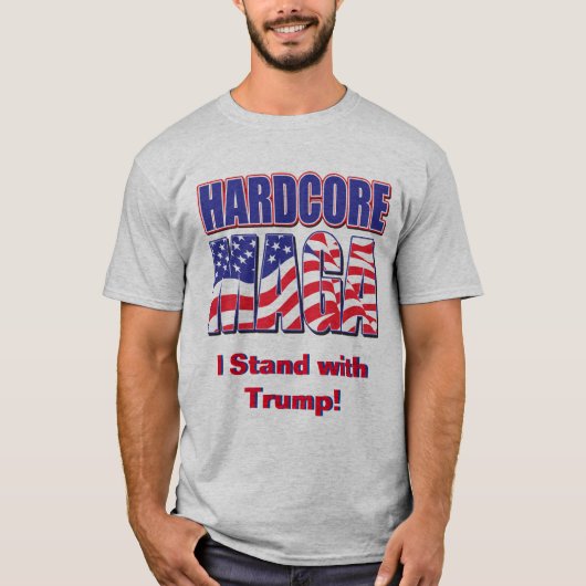 T-shirt MAGA hardcore (Devant)