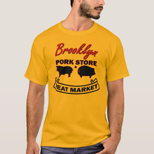 T-shirt Magasin de porc de Brooklyn (Devant)
