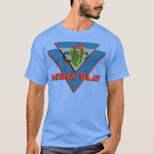 T-shirt Magasin d'enregistrements Retro Defund Media Play