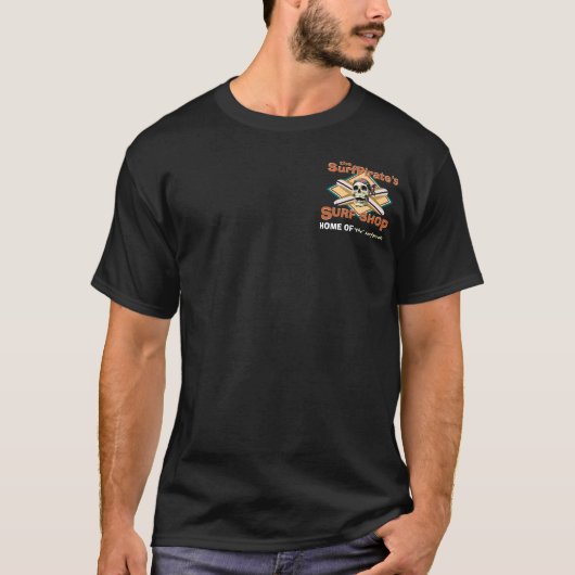 T-shirt magasin du surf des surfpirate (Devant)