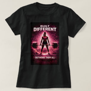 T-shirt Magasin ZOYNK Construit Différemment Power Lifter