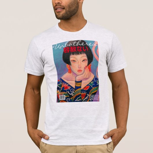 T-shirt Magazine basse de couverture d'art (Devant)