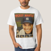 T-shirt Magazine Mickey Mantle (Devant)