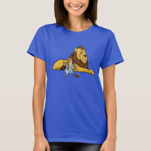T-shirt Mage de l'Oz vintage, Dorothy et Toto avec Lion