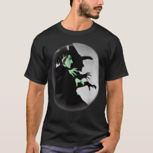 T-shirt Mage d'Oz Sorcière Méchante Projecteur Silhouette