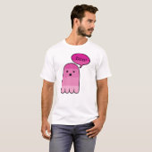 T-shirt Magenta Boo Ghost (Devant entier)