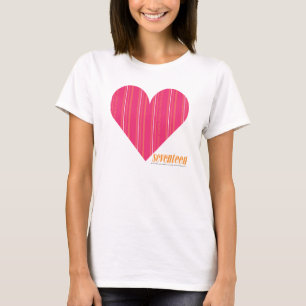 T-shirt Magenta mince 4 de rayures