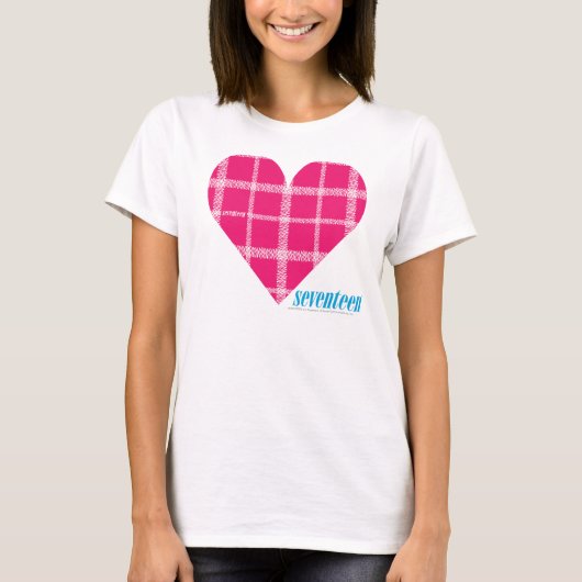 T-shirt Magenta Plaid 2 (Devant)