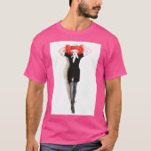 T-shirt Magenta - Spectacle d'images d'horreur rocheuse (Devant)