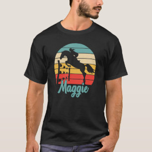 T-shirt Maggie Nom Equestrian Maggie Horse Girl 1