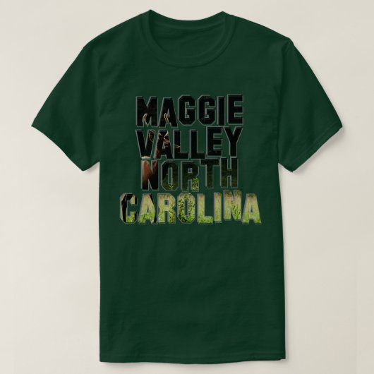 T-shirt Maggie Valley Caroline du Nord (Design devant)