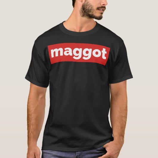 T-shirt Maggot. (Devant)