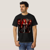 T-shirt Magia negra con gato negro (Devant entier)