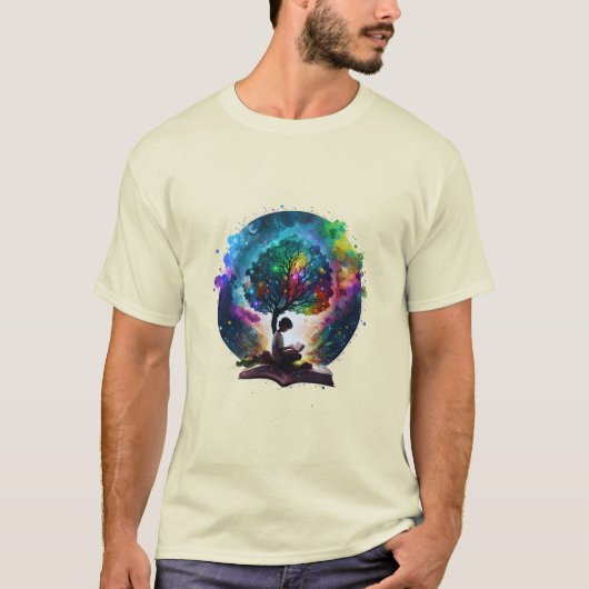 T-shirt Magic book (Devant)