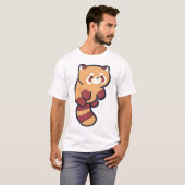 T-shirt Magic du panda roux (Devant entier)