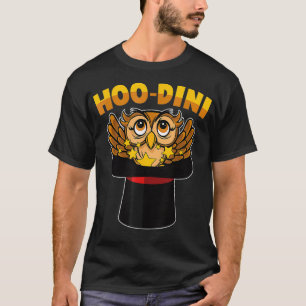 T-shirt Magic HOODINI Owl Trick Magicien
