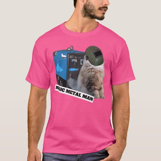 T-shirt Magic Metal Man (Devant)