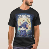 T-shirt Magic – Mouse Wizard Halloween TinyFur Tee (Devant)