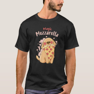 T-shirt Magic Mozzarella Chien Mozzarella Fromage Premium