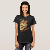 T-shirt Magic Psilocybin Mushrooms Skull Stay Trippy Littl (Devant entier)
