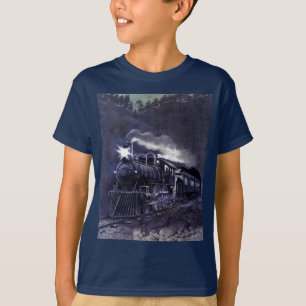 T-shirt Magic Steam Engine Train victorien